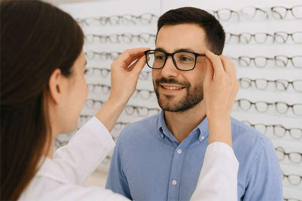 عینک خاکسار بینایی سنجی